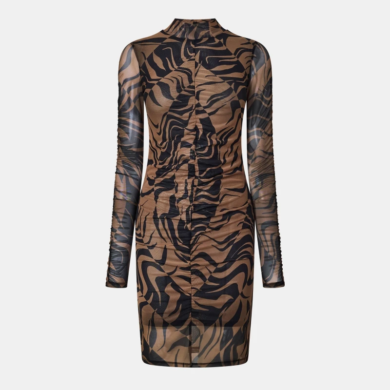 Image of Hugo Womens Nikau Bodycon Dress Open Misc female 8 (S)