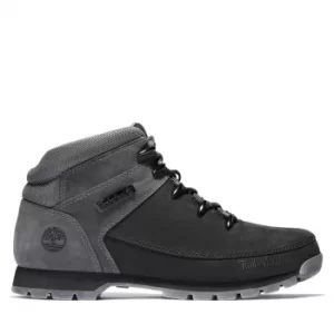 Image of Timberland Euro Sprint Hiker For Men In Black/grey Black/grey, Size 6.5