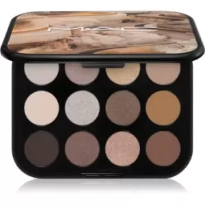 Image of MAC Cosmetics Connect In Colour Eye Shadow Palette 12 shades eyeshadow palette shade Unfiltered Nudes 12,2 g