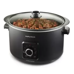 Image of Morphy Richards 6.5L Easy Time Slow Cooker - Black