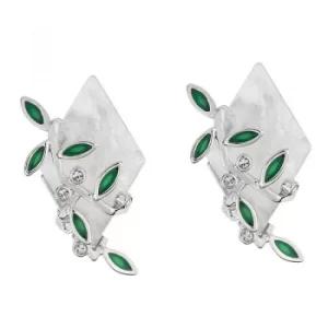 Image of Glass Shard Clip Earrings