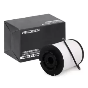 Image of RIDEX Fuel Filter 9F0207 OPEL,CHEVROLET,VAUXHALL,Mokka / Mokka X (J13),AVEO Schragheck (T300),TRAX,AVEO Stufenheck (T300),Mokka / Mokka X (J13)