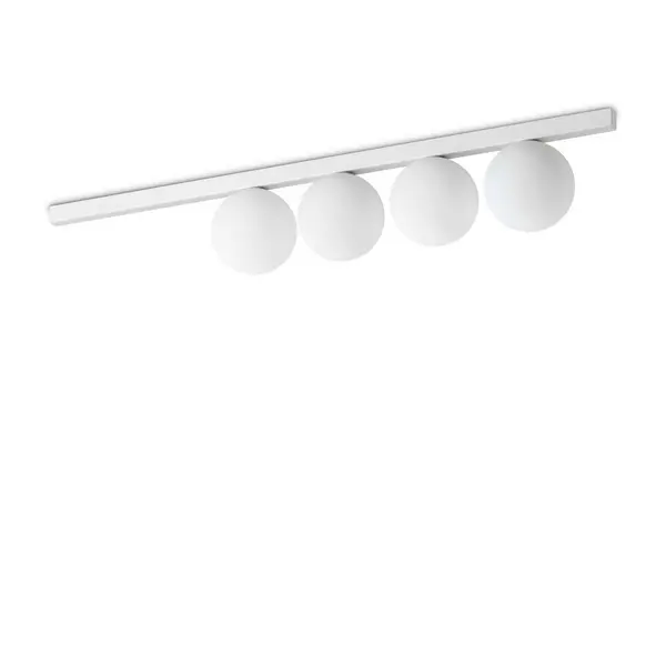 Image of Binomio 4 Light Globe Ceiling Light White