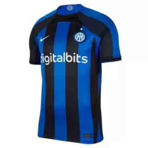 Image of Nike Inter Milan Home Shirt 2022 2023 Adults - Blue