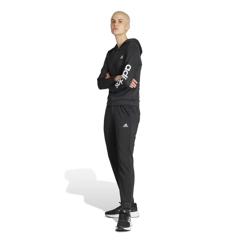 Image of Adidas adidas Linear Tracksuit Black Female M12/14 ID20202
