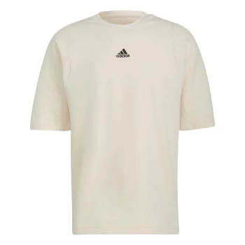 Image of adidas Studio Lounge T-Shirt Mens - Wonder White