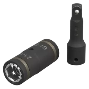 Image of Sealey 4 in 1 Impact Socket Set 2 Piece