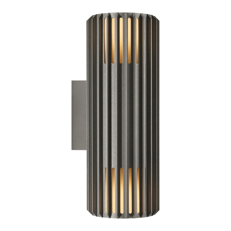 Image of Nordlux Nordlux Aludra Seaside Anthracite Double Wall Light Black