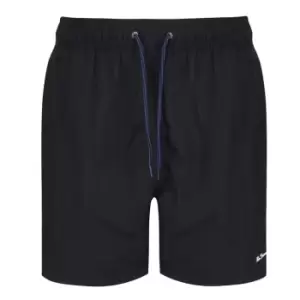 Image of Ben Sherman Sherman Beach Shorts Mens - Black