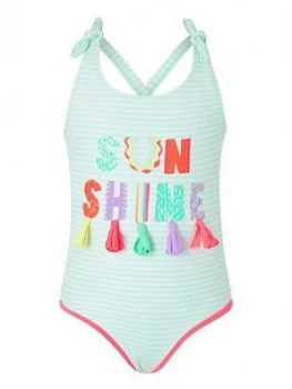 Image of Accessorize Girls Sunshine Swimsuit - Multi