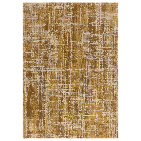Image of Asiatic Kuza 120X170Cm Abstract Gold Rug