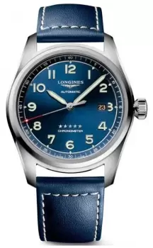 Image of LONGINES L38114930 Spirit Blue Dial 42mm Automatic Blue Watch