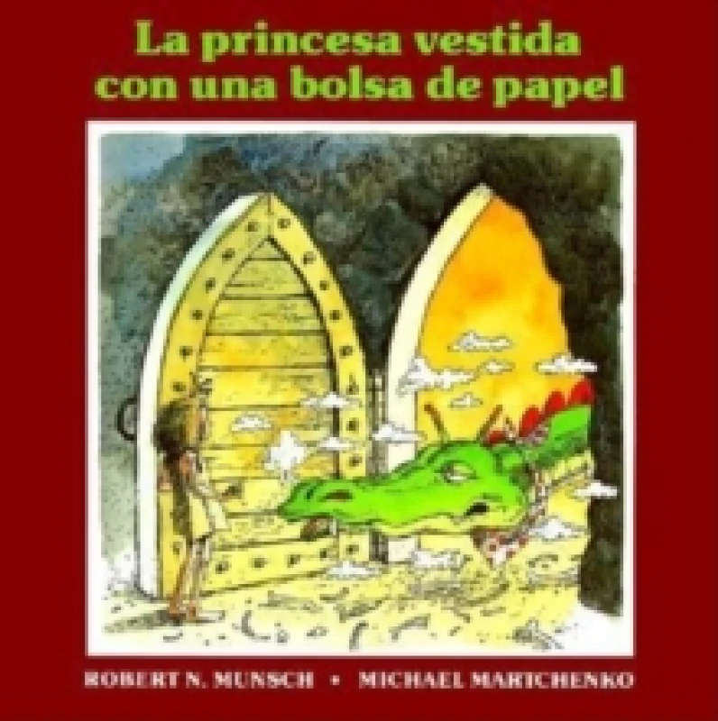 Image of Robert Munsch La princesa vestida con una bolsa de paper Book Multi unisex