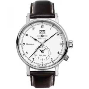 Image of Mens Zeppelin Nordstern Dual Time Watch