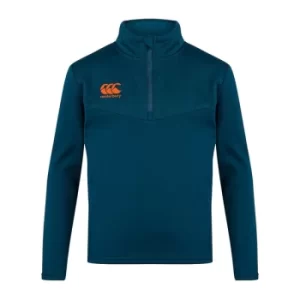 Image of Canterbury 1/4 Zip Poly Fleece Majolica Blue XSmall