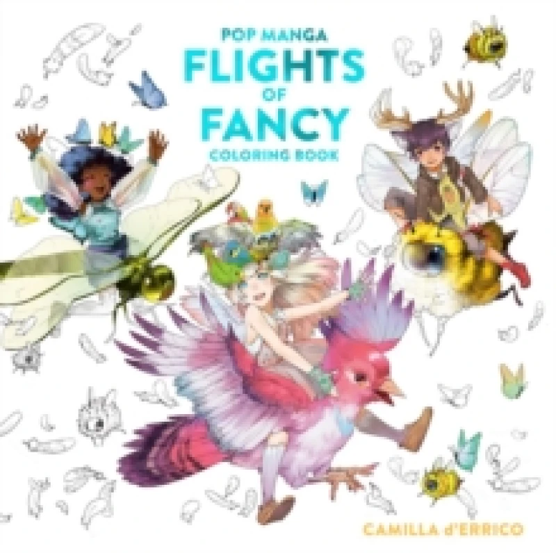 Image of Pop Manga Flights of Fancy Coloring Book Paperback / softback