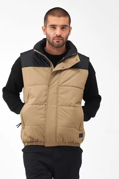 Image of 'Hawfinch B/W' Baffled Insulated Bodywarmer