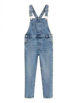 Image of Mango Girls Dungarees - Blue