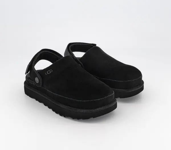 Image of UGG Womens Goldenstar Clogs Black, 7