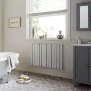 Image of Towelrads Merlo Chrome Single Horizontal Radiator 600mm x 790mm - 538322