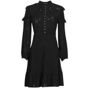 Image of Ikks DRESSI womens Dress in Black - Sizes UK 8,UK 10,UK 12,UK 16
