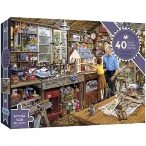 Image of Grandad's Workshop Jigsaw Puzzle - 40 Pieces