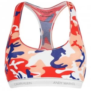 Image of Calvin Klein Andy Warhol Bralette - Camo