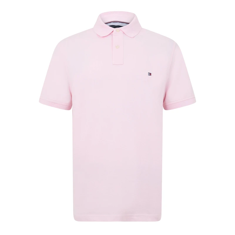Image of Tommy Hilfiger Core 1985 Polo Shirt Pink Lily male S