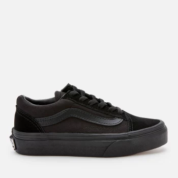 Image of Vans Kids Old Skool Trainers - Black - UK 1 Kids