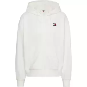 Image of Tommy Jeans Tjw Rlx XS Badge Zip Trhu - White
