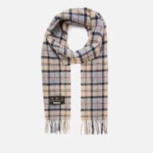 Image of Barbour Mens Tartan Lambswool Scarf - Dress Tartan