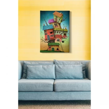 Image of Kanvas Tablo (50 x 70) - 181 Multicolor Decorative Canvas Painting