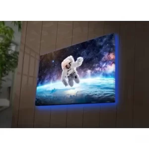 Image of NASA-003 Multicolor Decorative LED Lighted Canvas Painting