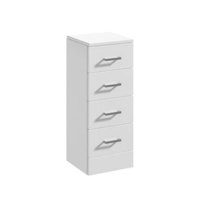 Image of nuie 4 Drawer Unit - Gloss White PRC134