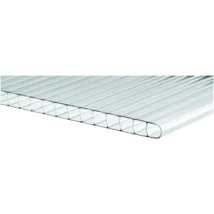 Image of Wickes 10mm Twinwall Polycarbonate Sheet 700 x 2500mm