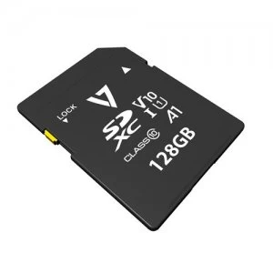 Image of V7 128GB SDXC Card V10 U1 A1 CL10 UHD