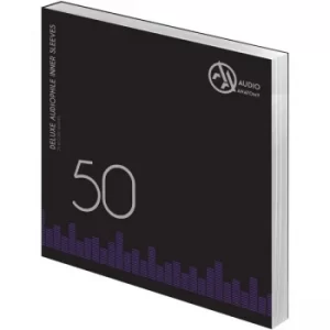 Image of 50 Creme LP 12" DeLuxe Poly-Lined Inner Sleeves