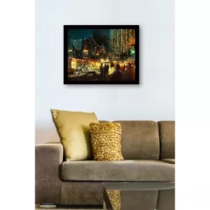 Image of SC0793 Multicolor Decorative Framed MDF Painting