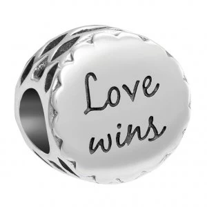 Image of Chamilia Inspirations Sterling Silver Love Wins Charm