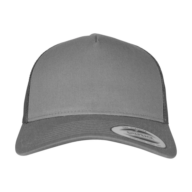 Image of Flexfit Retro Trucker Cap in Charcoal Charcoal Unisex One Size