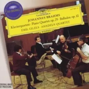 Image of Piano Quartet by Johannes Brahms CD Album