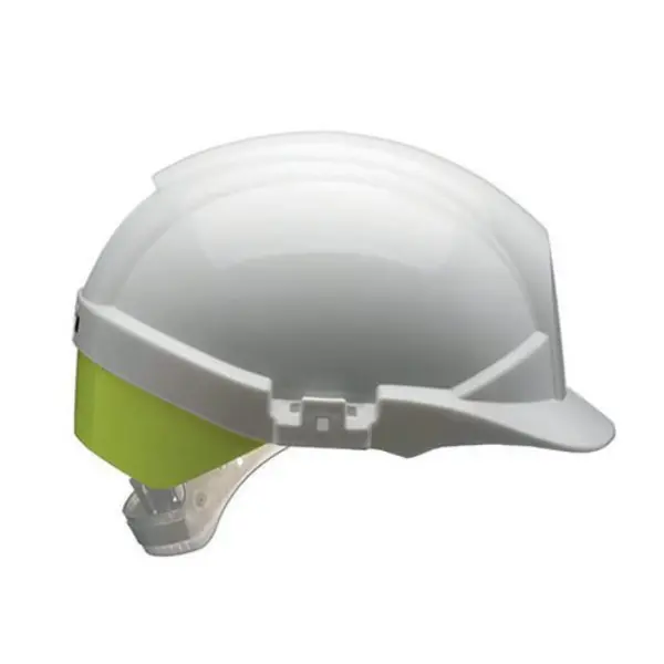 Image of Reflex Centurion ReflexWheel Ratchet Safety Helmet with Yellow Flash White CNS12WHVYR