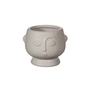 Image of Small Face Planter Matt Grey