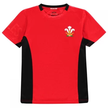 Image of Rugby World Cup Poly T Shirt Junior Boys - Wales