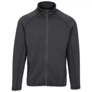 Image of Trespass Mens Tembering Layered Long-Sleeved Active Top (XS) (Dark Grey Marl)