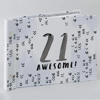 Image of Luxe Male Birthday Photo Album & Guest Book - 21