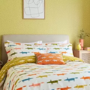 Image of Scion Mr Fox Birthday Single Duvet Cover Set, Multi