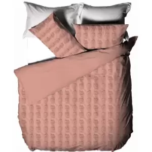 Image of Linen House Haze Duvet Cover Set (King) (Maple) - Maple