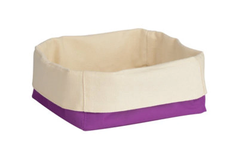 Image of Interiors by Premier Folded Design Small Bread Basket Purple