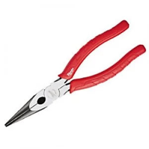 Image of Milwaukee Long Nose Plier 48226101 63.5mm Iron Carbide Silver, Red